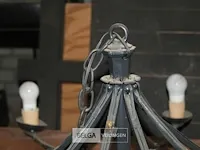 3 oude metalen kroonluchters - afbeelding 6 van  8