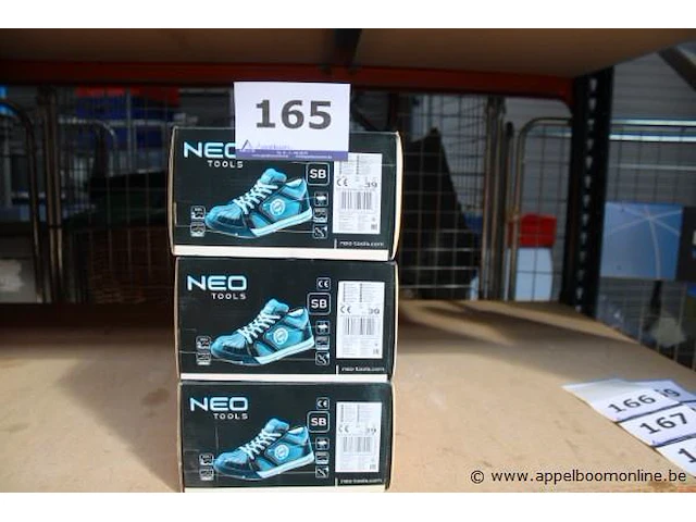 3 paar werkschoenen neo tools, maat 39 - afbeelding 1 van  4