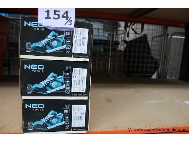 3 paar werkschoenen neo tools, maat 40 - afbeelding 1 van  4