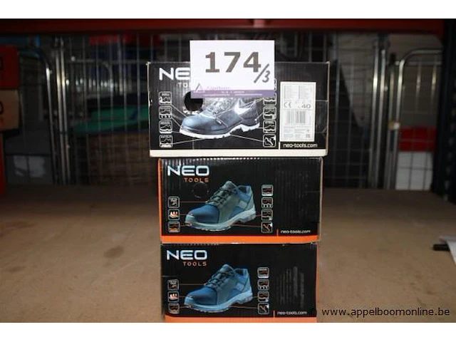 3 paar werkschoenen neo tools, maat 40 - afbeelding 1 van  4
