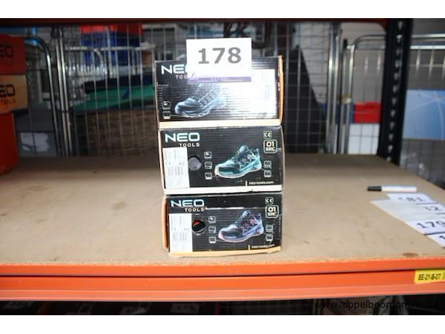 3 paar werkschoenen neo tools, maat 40 - afbeelding 1 van  4