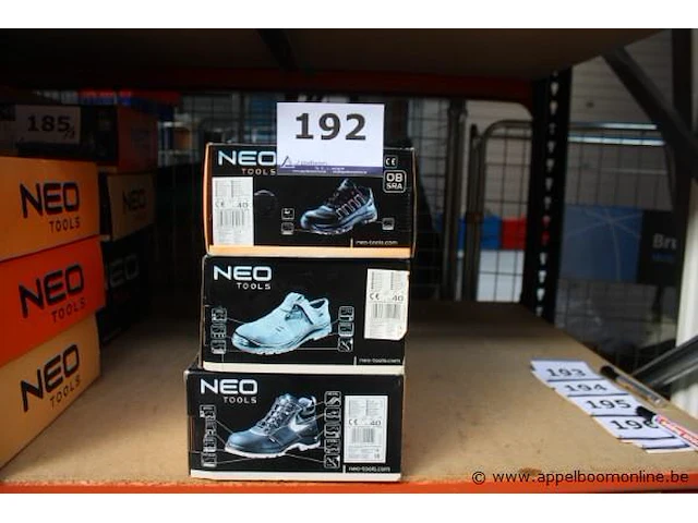 3 paar werkschoenen neo tools, maat 40 - afbeelding 1 van  4