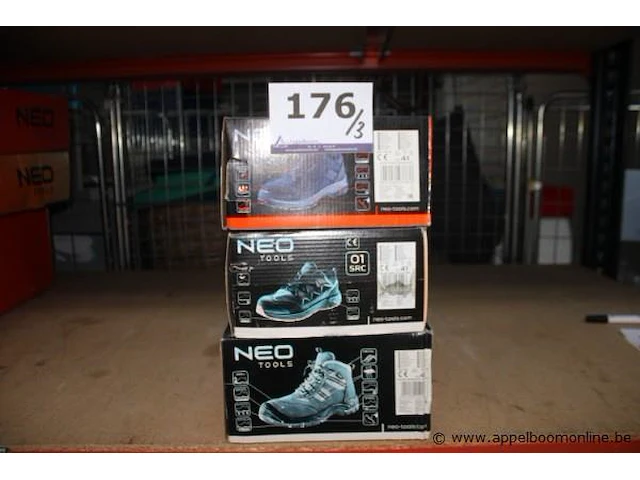 3 paar werkschoenen neo tools, maat 41 - afbeelding 1 van  4