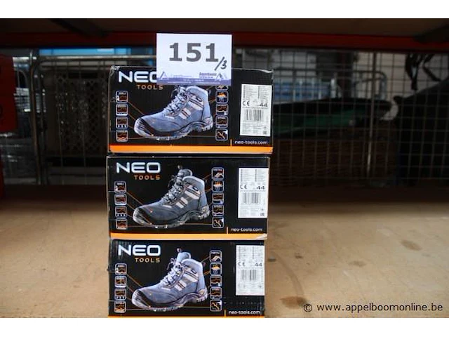 3 paar werkschoenen neo tools, maat 44 - afbeelding 1 van  4