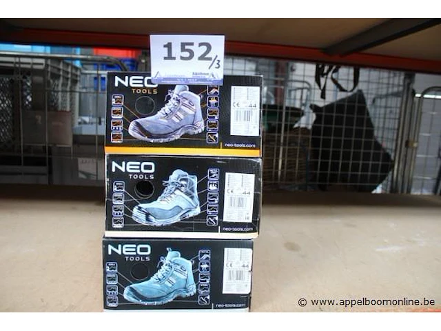 3 paar werkschoenen neo tools, maat 44 - afbeelding 1 van  4