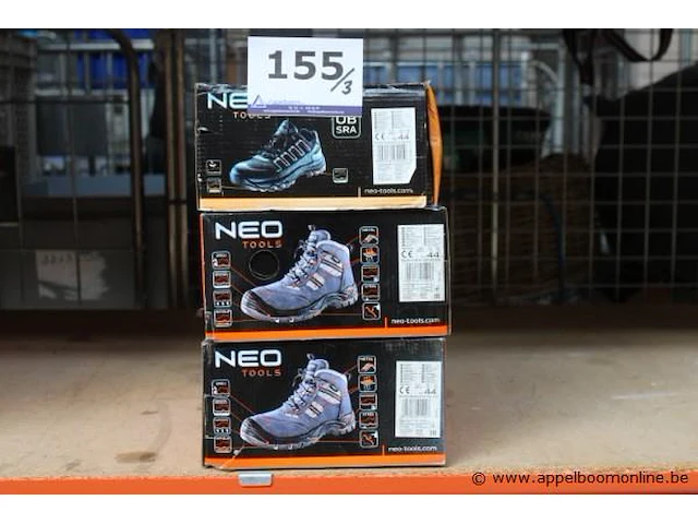 3 paar werkschoenen neo tools, maat 44 - afbeelding 1 van  4