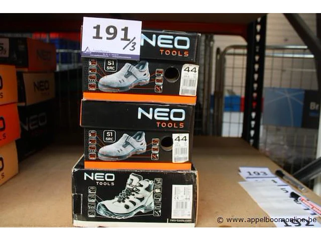 3 paar werkschoenen neo tools, maat 44 - afbeelding 1 van  4