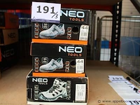 3 paar werkschoenen neo tools, maat 44 - afbeelding 1 van  4
