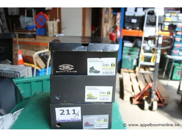 3 paar werkschoenen, sir maat 41 - afbeelding 1 van  4