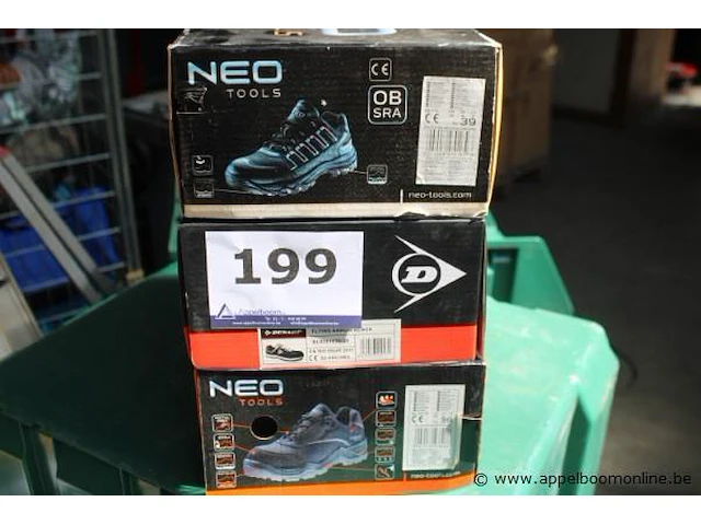 3 paar werkschoenen wo. neo tools, maat 39 - afbeelding 1 van  4
