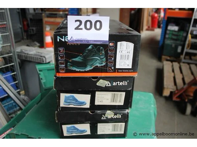 3 paar werkschoenen wo. neo tools, maat 45 - afbeelding 1 van  4