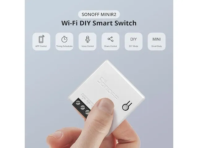 3-pack mini r2 wifi 2-weg slimme schakelaar - afbeelding 3 van  3