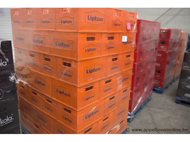 3 paletten plm 200 kratten leeggoed - afbeelding 1 van  4