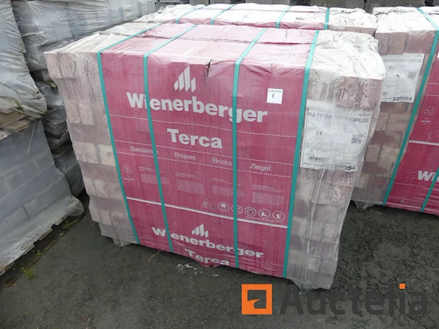3 pallets met bakstenen wienerberger patrimonia opus - afbeelding 2 van  6