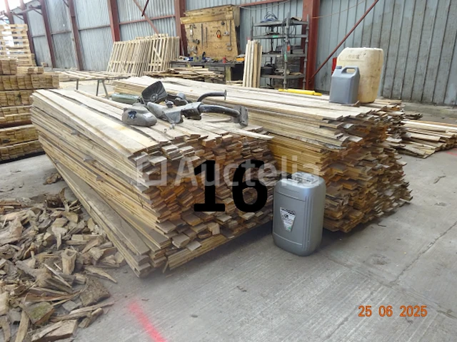 3 pallets planken van 1m20/7cm/2 2,5, 1 set planken van 2m60/7cm/2 2,5 - afbeelding 3 van  6