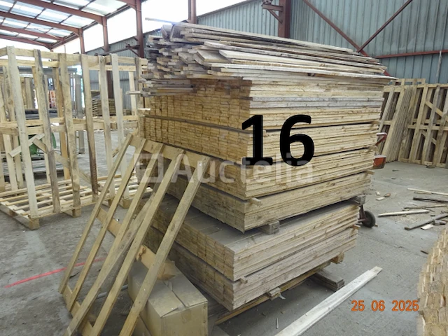 3 pallets planken van 1m20/7cm/2 2,5, 1 set planken van 2m60/7cm/2 2,5 - afbeelding 4 van  6