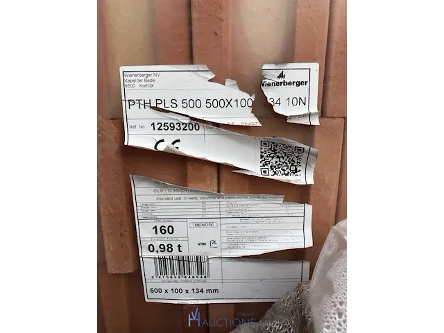 3 palletten snelbouwstenen wienerberger - afbeelding 2 van  3