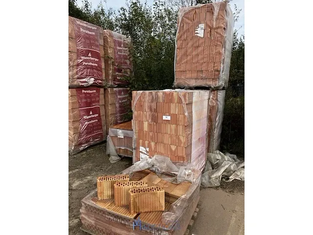 3 palletten snelbouwstenen wienerberger - afbeelding 3 van  3