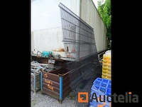 3 panelen schermen nylofor 4d ht 2430 ral 7016 - afbeelding 1 van  4