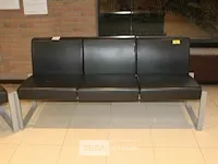 3-persoons wachtkamerbank - afbeelding 2 van  4