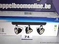 3 plafondlamp vv 3 spots lucide pariss - afbeelding 1 van  2