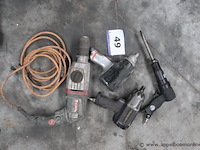 3 pneumatische gereedschappen en boormachine metabo, werking niet gekend - afbeelding 1 van  1