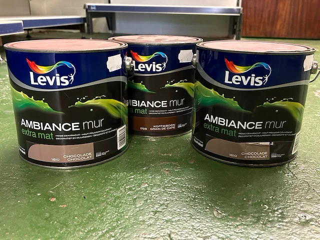 3 potten verf levis - afbeelding 1 van  3