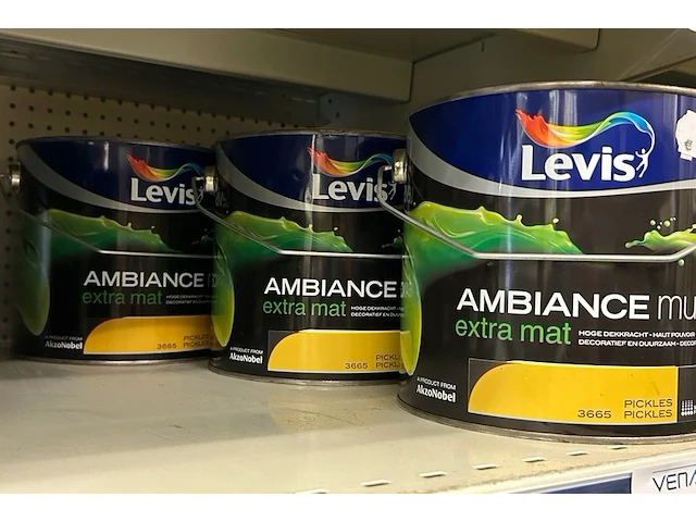 3 potten verf levis - afbeelding 1 van  3