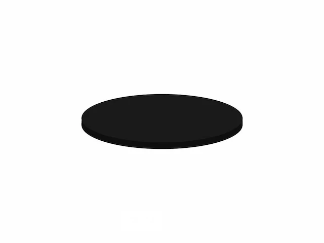 3 pro buffettafels rond - ø 122 cm - met zwarte stretch top - afbeelding 3 van  6