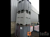 3 pvc afval bakken stapelbare - afbeelding 3 van  6