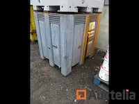 3 pvc afval bakken stapelbare - afbeelding 4 van  6