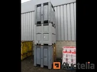 3 pvc afval bakken stapelbare - afbeelding 5 van  6