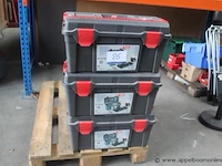 3 pvc gereedschapskoffers tayg