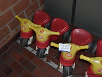 3 pvc loopfietsjes - afbeelding 1 van  1