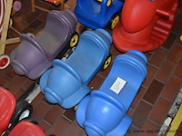 3 pvc loopwagentjes - afbeelding 1 van  1