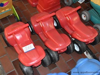 3 pvc loopwagentjes - afbeelding 1 van  1