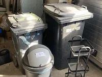 3 pvc vuilnisbakken - afbeelding 1 van  6