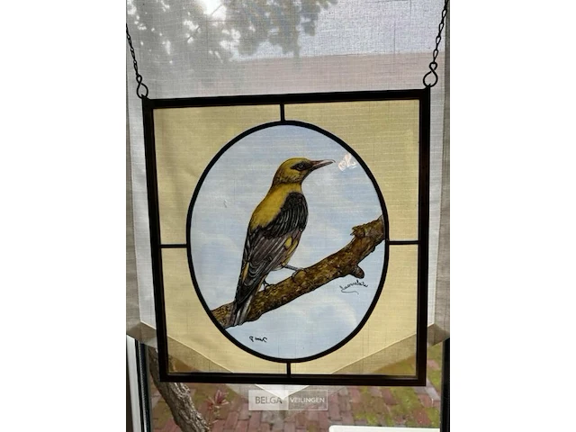 3 raampjes uit loodglas - afbeelding 2 van  4