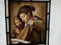 3 raampjes uit loodglas - afbeelding 3 van  4