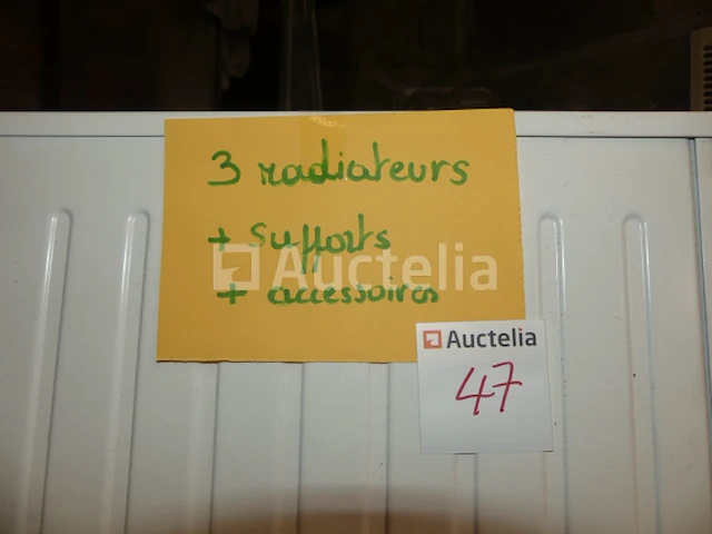 3 radiatoren + beugels & accessoires - afbeelding 5 van  7