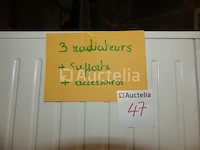3 radiatoren + beugels & accessoires - afbeelding 5 van  7
