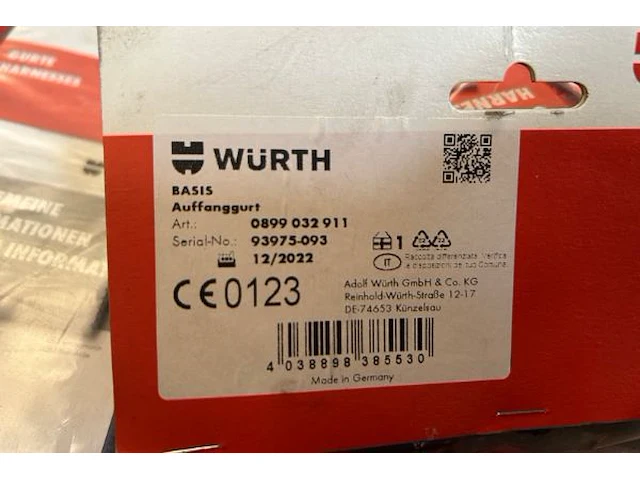 3 riemharnassen würth - afbeelding 4 van  6
