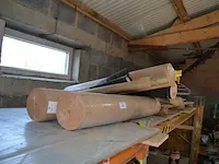 3 rollen kurk ondervloer voor laminaat 10m x 1m x 2mm , 1 rol waterisolatie - afbeelding 3 van  6