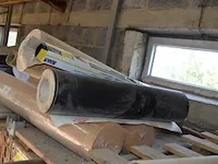 3 rollen kurk ondervloer voor laminaat 10m x 1m x 2mm , 1 rol waterisolatie - afbeelding 6 van  6