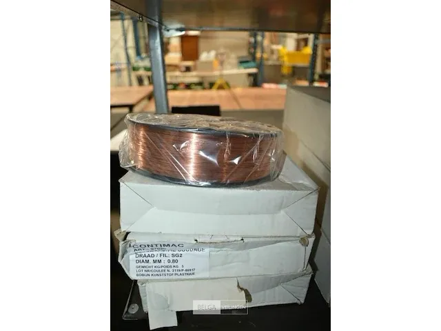 3 rollen lasdraad contimac s62 ø 0,80mm 3x5kg - afbeelding 1 van  2