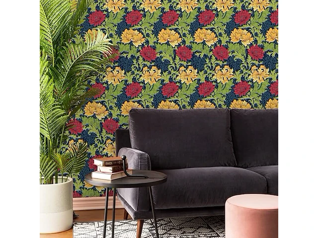 3 rollen zelfklevende folie bloemenmotief - afbeelding 2 van  2