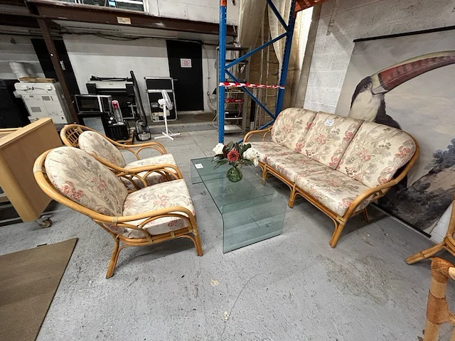 3 rotan zetels - afbeelding 1 van  6