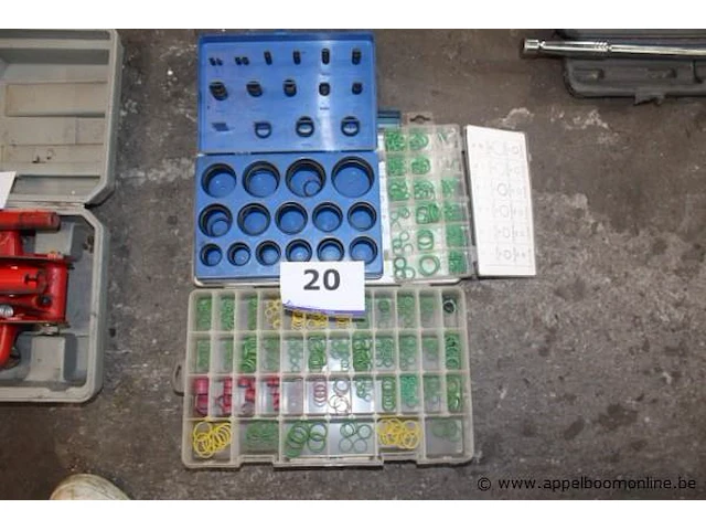 3 sets diverse dichtingsringen - afbeelding 1 van  3