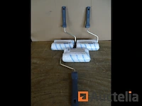3 sets van 2 gamma muurverfrollers met handvat - afbeelding 1 van  5
