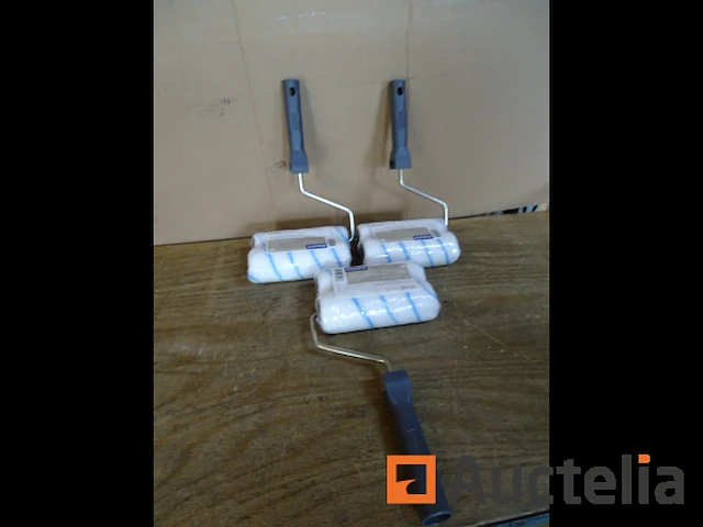 3 sets van 2 gamma muurverfrollers met handvat - afbeelding 4 van  5